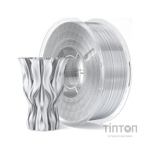 Пластик для 3D-принтера ELEGOO PLA Silk 1кг, 1.75мм, silver grey (50.203.0692)
