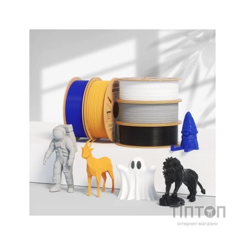 Пластик для 3D-принтера ELEGOO Rapid PLA Plus 1кг, 1.75мм, white (50.203.0115)