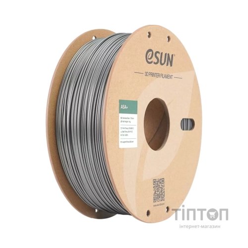 Пластик для 3D-принтера eSUN ASA+ 1,75mm 1kg SILVER (ASA+P175S1)