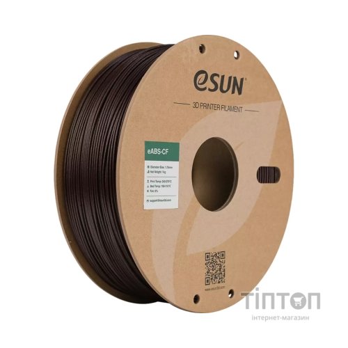 Пластик для 3D-принтера eSUN EABS-CF 1,75mm 1kg DARK RED (EABS-CF-P175AR1)