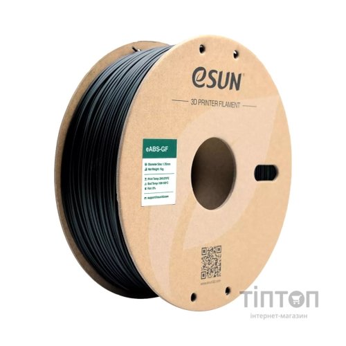 Пластик для 3D-принтера eSUN EABS-GF 1,75mm 1kg BLACK (EABS-GF-P175B1)