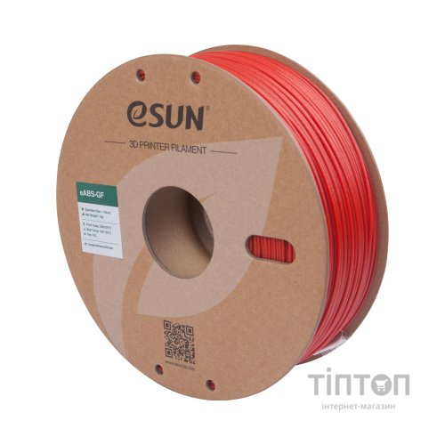 Пластик для 3D-принтера eSUN EABS-GF 1,75mm 1kg RED (EABS-GF-P175R1)