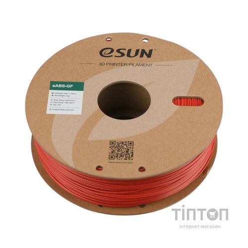 Пластик для 3D-принтера eSUN EABS-GF 1,75mm 1kg RED (EABS-GF-P175R1)