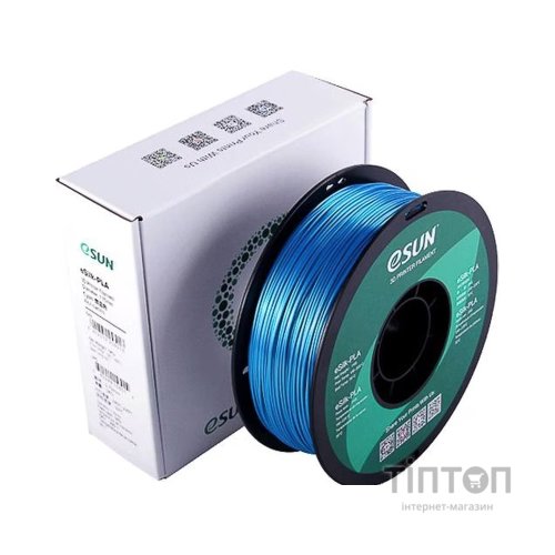 Пластик для 3D-принтера eSUN ePLA-Silk 1,75mm 1kg CYAN (EPLA-SILK-P175CY1)