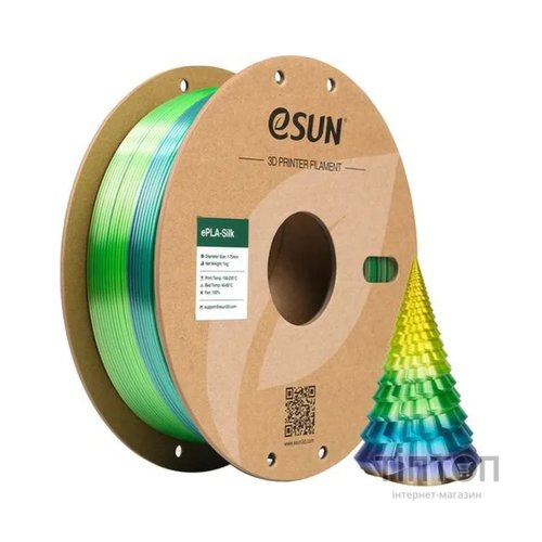 Пластик для 3D-принтера eSUN ePLA-Silk 1,75mm 1kg FOREST (EPLA-SILK-P175FO1)