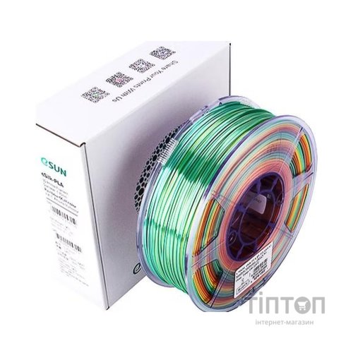Пластик для 3D-принтера eSUN ePLA-Silk 1,75mm 1kg RAINBOW (EPLA-SILK175RB1)