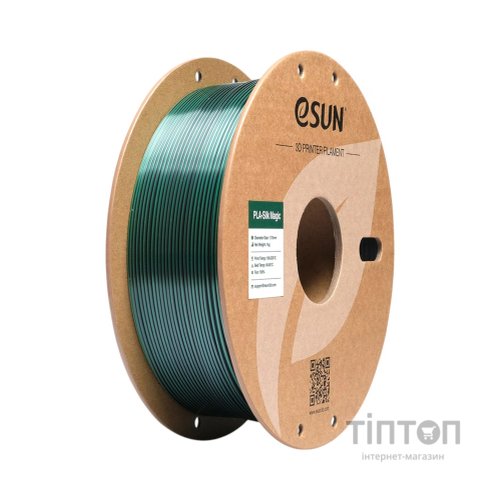 Пластик для 3D-принтера eSUN ePLA-Silk Magic 1кг, 1.75мм, Black Green (EPLA-SILKMAGIC-P175BG1)