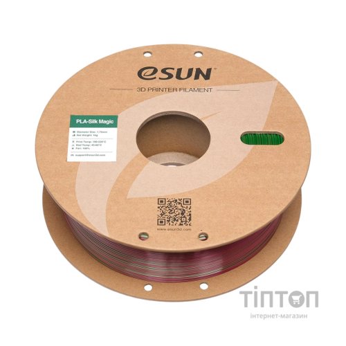 Пластик для 3D-принтера eSUN ePLA-Silk Magic 1кг, 1.75мм, Red Green (EPLA-SILKMAGIC-P175RG1)