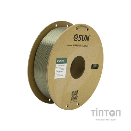 Пластик для 3D-принтера eSUN ePLA-Silk Metal 1.75мм, 1кг, bronze (ePLA-Silk-P175BR1)