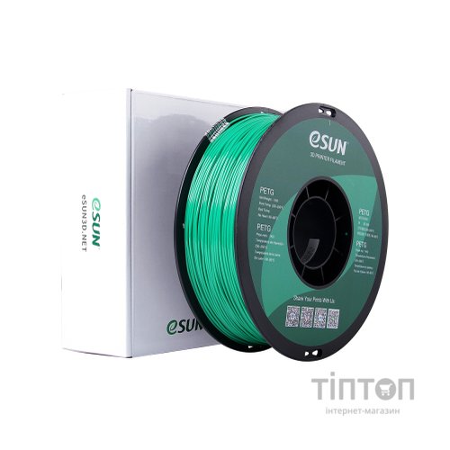 Пластик для 3D-принтера eSUN PETG 1,75mm 1kg SOLID GREEN (PETG-P175SG1)