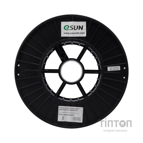 Пластик для 3D-принтера eSUN PETG 1,75mm, 2,5kg black (PETG175SB2.5)