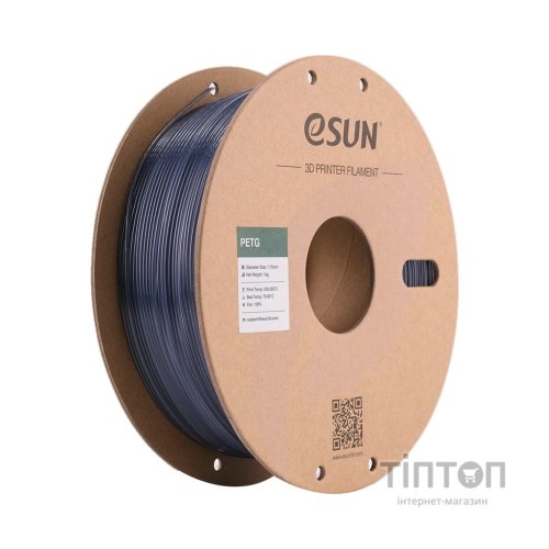 Пластик для 3D-принтера eSUN PETG Translucent 1,75mm 1kg GREY (PETG175T-H1P1)