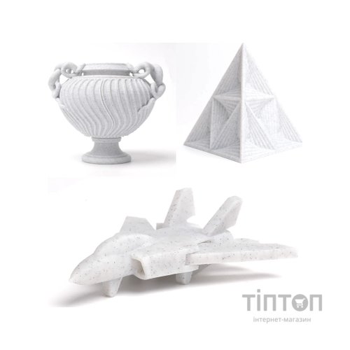 Пластик для 3D-принтера eSUN PLA eMarble 1,75мм, 1кг, marble/nature (eMarble-P175N1)