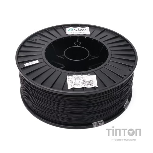 Пластик для 3D-принтера eSUN PLA+ 1.75мм, 3кг, Black (PLA+175B3)