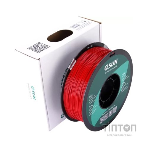 Пластик для 3D-принтера eSUN PLA+ P1.75мм, 1кг, Fire eng Red (PLA+P175FR1)
