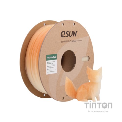 Пластик для 3D-принтера eSUN PLA UV 1,75mm 1kg Orange (PLA-UV CC175UV-O1P1)