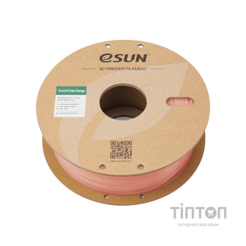 Пластик для 3D-принтера eSUN PLA UV 1,75mm 1kg Red (PLA-UV CC175UV-R1P1)