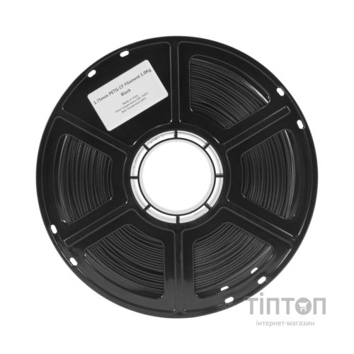 Пластик для 3D-принтера Flashforge PETG-CF 1,75mm 1kg Black (90007816001)