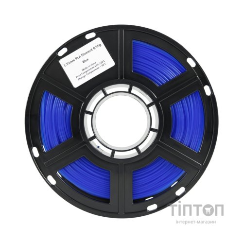Пластик для 3D-принтера Flashforge PLA 1,75mm 0,5kg Transparen Blue (PTBL2)