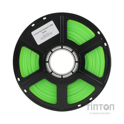 Пластик для 3D-принтера Flashforge PLA 1,75mm 1kg Transparent Green (PTG1)