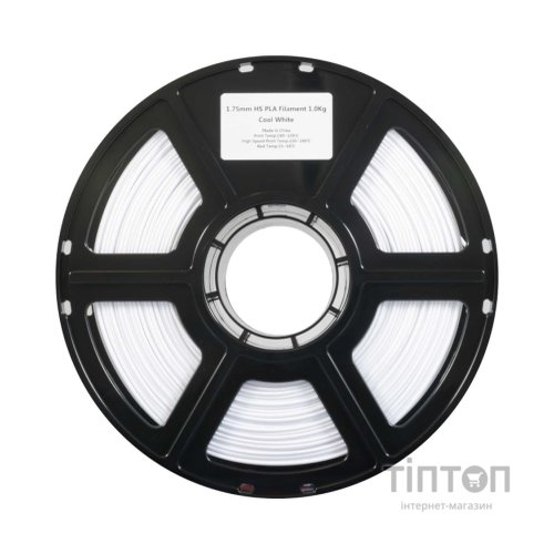 Пластик для 3D-принтера Flashforge PLA High speed 1,75mm 1kg COOL WHITE (90009987001)