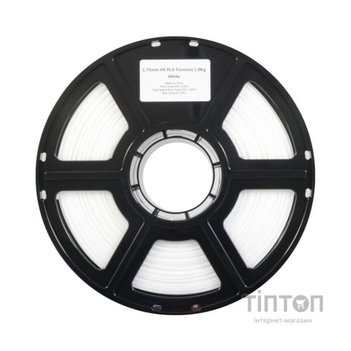 Пластик для 3D-принтера Flashforge PLA High speed 1,75mm 1kg WHITE (90009596001)