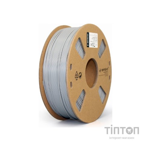 Пластик для 3D-принтера Gembird ABS, 1.75 мм, 1kg, gray (3DP-ABS1.75-01-GR)