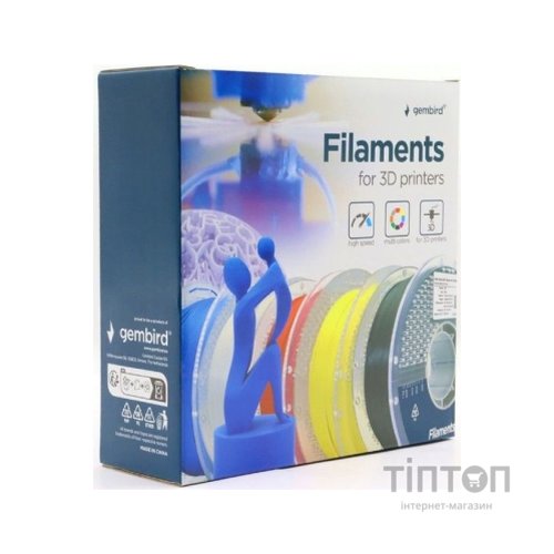 Пластик для 3D-принтера Gembird ABS High Speed, 1.75 мм, 1kg, red (3DP-ABS1.75HY-01-R)
