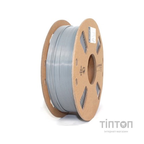 Пластик для 3D-принтера Gembird PETG, 1.75 мм, gray, 1 кг (3DP-PETG1.75-01-GR)