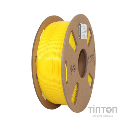 Пластик для 3D-принтера Gembird PETG, 1.75 мм, yellow, 1 кг (3DP-PETG1.75-01-Y)