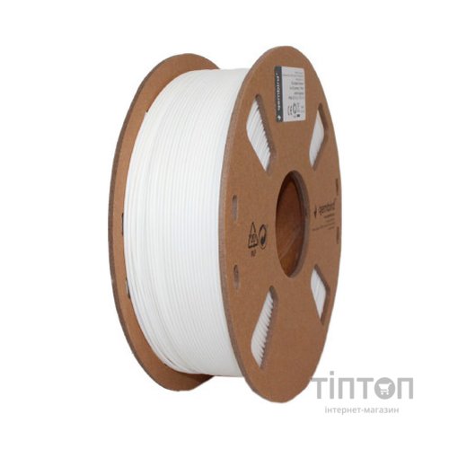 Пластик для 3D-принтера Gembird PLA, 1.75 мм, 1кг, white (3DP-PLA1.75-01-W)