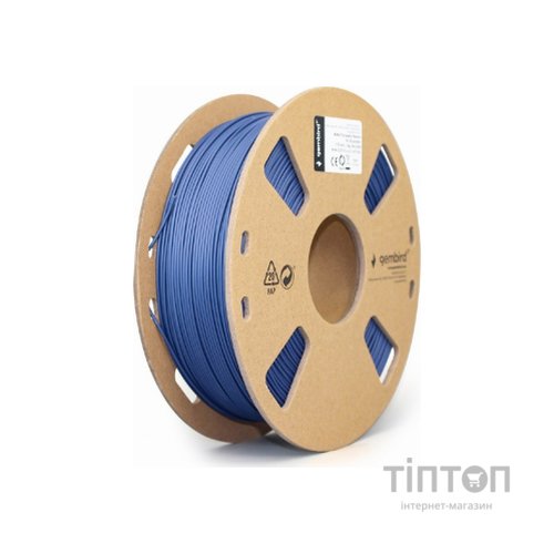 Пластик для 3D-принтера Gembird PLA, 1.75 мм, 1кг, Blue, Matte (3DP-PLA-01-MTNB)