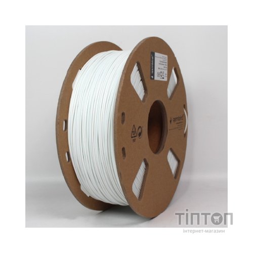 Пластик для 3D-принтера Gembird PLA Flexible, 1.75 мм, White (3DP-PLA-FL-01-W)