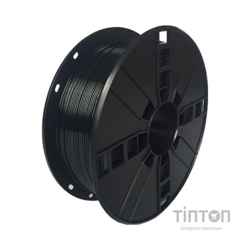 Пластик для 3D-принтера Gembird PLA+, 1.75 мм, 1 kg, Black (3DP-PLA+1.75-02-BK)