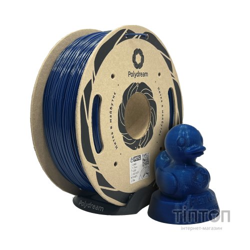 Пластик для 3D-принтера Polydream PETG 1,75mm 1,2кг Blue (2100000017614)