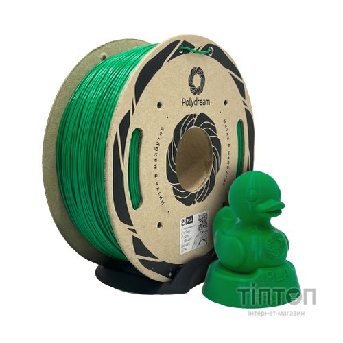 Пластик для 3D-принтера Polydream PLA 1,75mm 1,2кг Green (PLA6024/12)