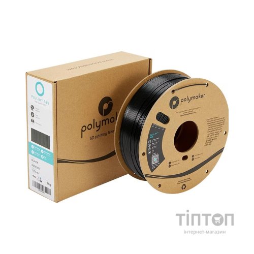 Пластик для 3D-принтера Polymaker ABS POLYLITE 1,75mm 1kg Black (PE01001)