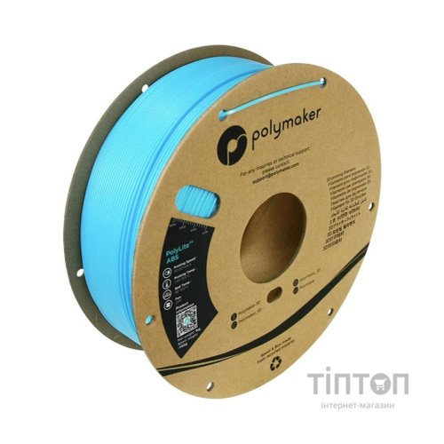 Пластик для 3D-принтера Polymaker ABS POLYLITE 1,75mm 1kg LIGHT BLUE (PE01031)
