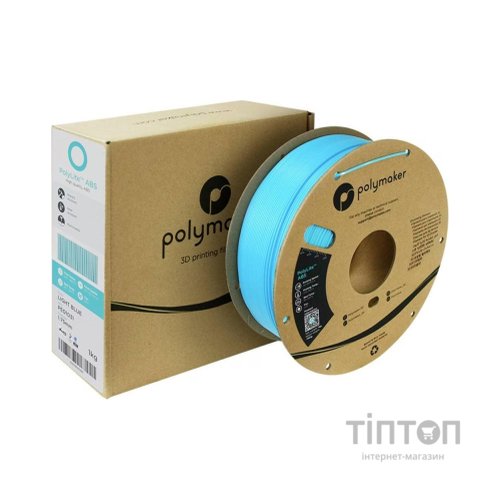 Пластик для 3D-принтера Polymaker ABS POLYLITE 1,75mm 1kg LIGHT BLUE (PE01031)
