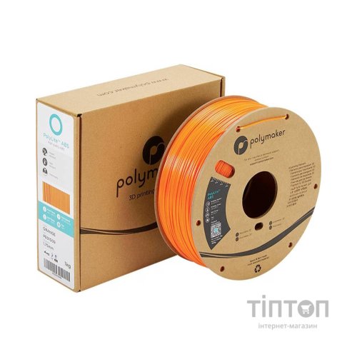 Пластик для 3D-принтера Polymaker ABS POLYLITE 1,75mm 1kg ORANGE (PE01009)