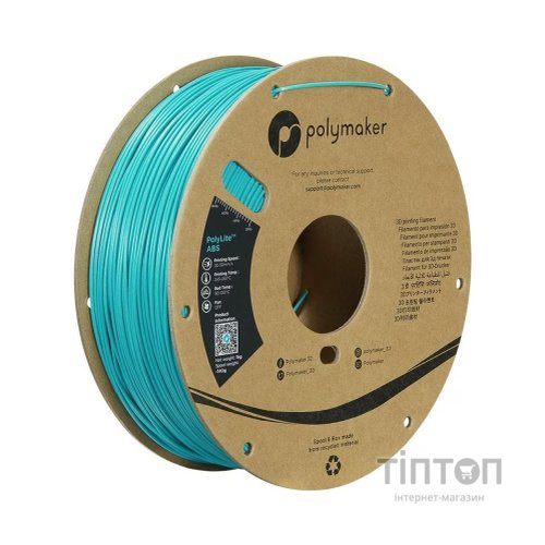 Пластик для 3D-принтера Polymaker ABS POLYLITE GALAXY 1,75mm 1kg TEAL (PE01038)