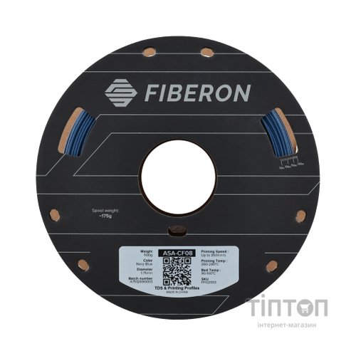 Пластик для 3D-принтера Polymaker ASA-CF08 Fiberon 1,75mm 0,5kg Navy Blue (FF02003)