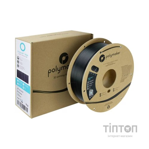 Пластик для 3D-принтера Polymaker ASA POLYLITE 1,75mm 1kg JET BLACK (PF01044)