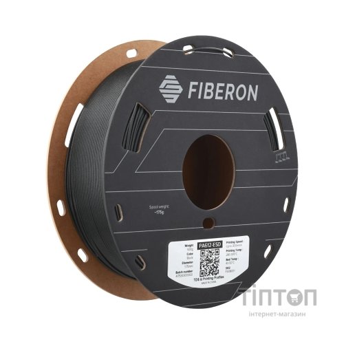 Пластик для 3D-принтера Polymaker Fiberon PA612-ESD 1,75mm 0,5kg BLACK (FG08001)