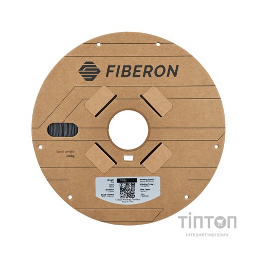Пластик для 3D-принтера Polymaker Fiberon PPS-GF20 1,75mm 3kg GREY (FM02002)