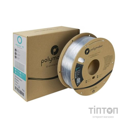 Пластик для 3D-принтера Polymaker PC POLYLITE 1,75mm 1kg TRANSPARENT (PC01001)