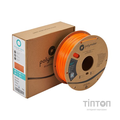 Пластик для 3D-принтера Polymaker PETG POLYLITE 1,75mm 1kg ORANGE (PB01009)