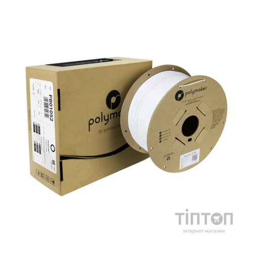 Пластик для 3D-принтера Polymaker PETG POLYLITE 1,75mm 3kg WHITE (PB01052)