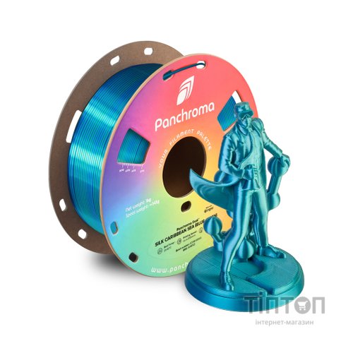 Пластик для 3D-принтера Polymaker PLA PANCHROMA DUAL SILK 1,75mm 1kg Blue-Green (CA03025)