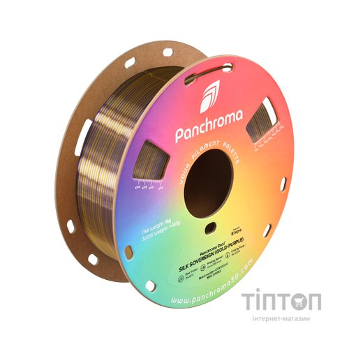 Пластик для 3D-принтера Polymaker PLA PANCHROMA DUAL SILK 1,75mm 1kg Gold-Purple (CA03029)